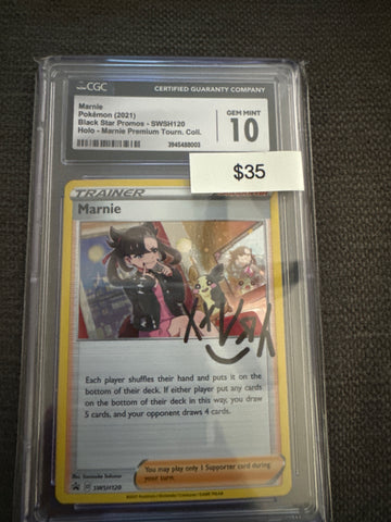 Pokemon Marnie SWSH120 CGC 10