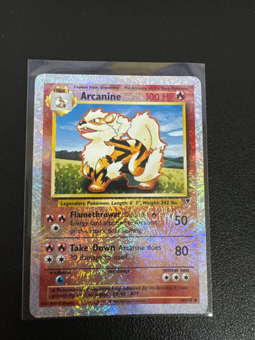 Pokemon Arcanine reverse holo 36/110