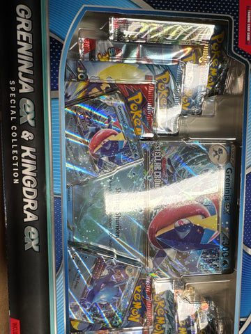 Pokemon Greninja ex & Kingdra ex Special Collection box