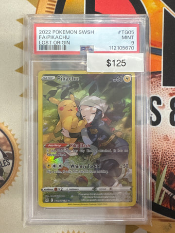 Pokémon Pikachu Trainer Gallery Lost Origin TG05/TG30 PSA 9