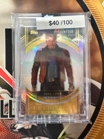 2025 Topps Marvel The Collector Star-Lord Guardians Of The Galaxy Perfection /100