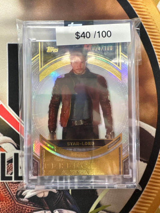 2025 Topps Marvel The Collector Star-Lord Guardians Of The Galaxy Perfection /100