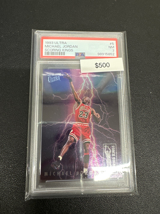 1993 Fleer Ultra Michael Jordan Scoring Kings PSA 7