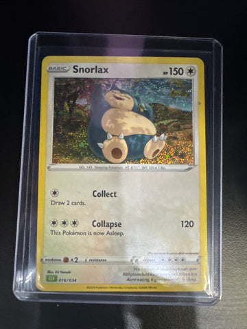Pokemon Snorlax 016/034 Classic Collection