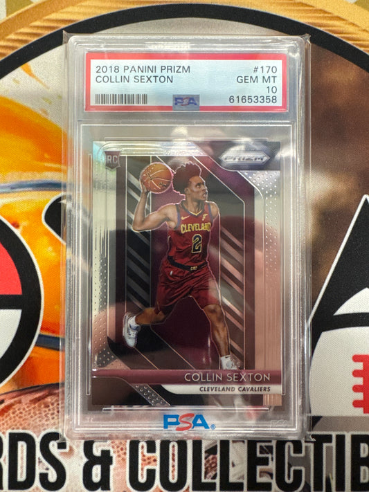 2018 Panini Prizm NBA Collin Sexton Rookie PSA 10