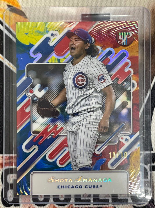 2025 Topps Pristine Baseball Shots Imanaga Primary Refractor /10