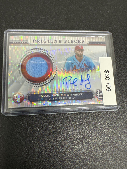 2024 Topps Pristine Paul Goldschmidt pristine pieces auto /99