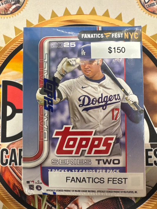 2025 Topps Series 2 MLB Blaster Box Fanatics Fest Exclusive