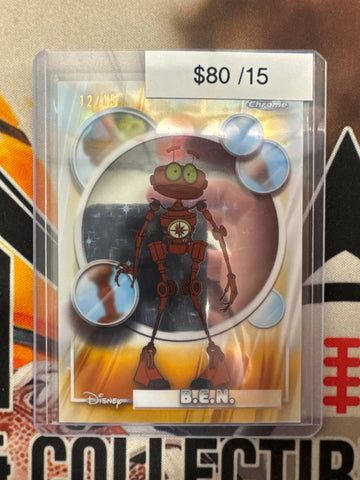 2026 Topps Chrome Disney B.E.N. When You Wish Upon A Star Refractor /15