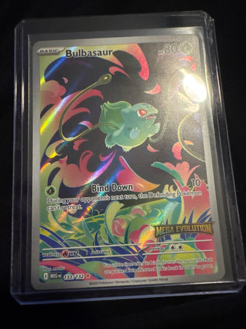 Pokémon Bulbasaur 133/132 Mega Evolution stamped promo