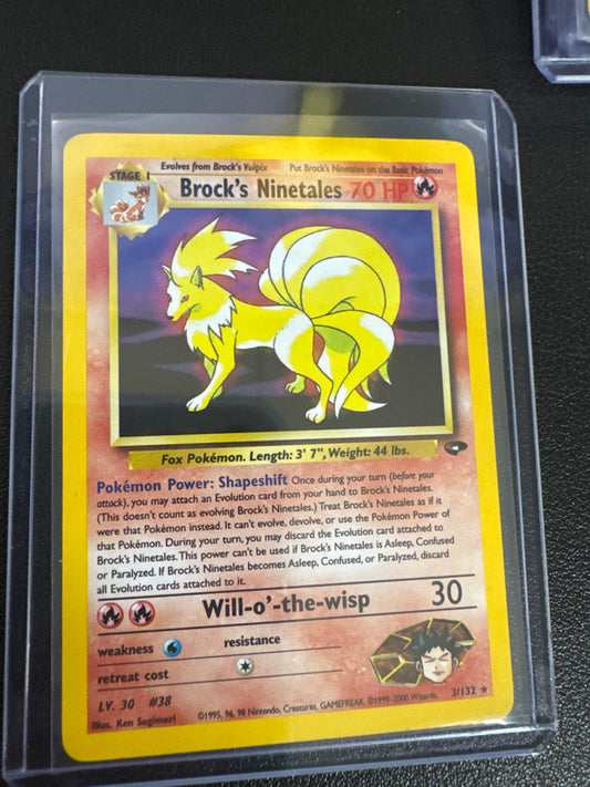 Pokémon Brock’s Ninetales (Gym Challenge) Holo 3/132 LP