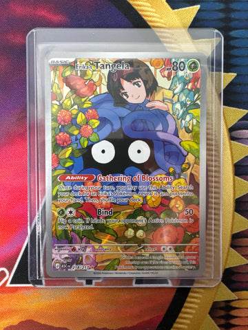 Pokémon Erika’s Tangela 218/217 Ascended Heroes Illustration Rare