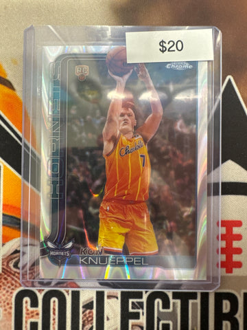 2026 Topps Chrome NBA Update Kon Knueppel Rookie Raywave Refractor