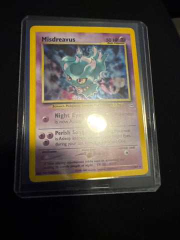 Pokémon Misdreavus Neo Revelation Holo 11/64 LP