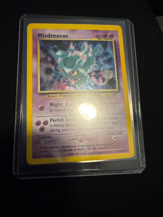 Pokémon Misdreavus Neo Revelation Holo 11/64 LP