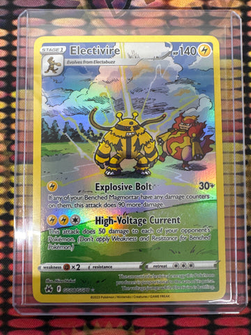 Pokémon Electivire Galarian Gallery Crown Zenith GG08/GG70