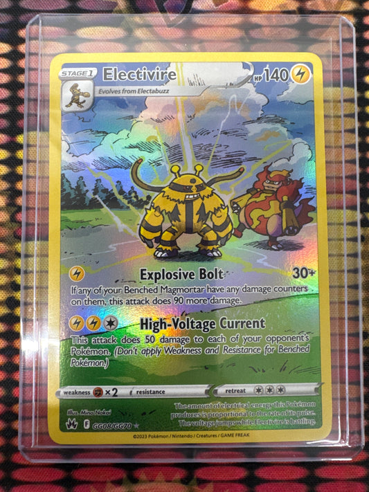Pokémon Electivire Galarian Gallery Crown Zenith GG08/GG70