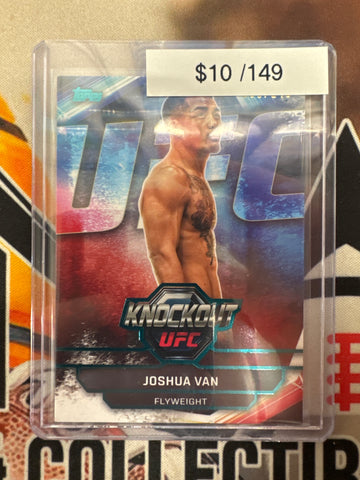 2026 Topps Knockout UFC Joshua Van Teal Refractor /149