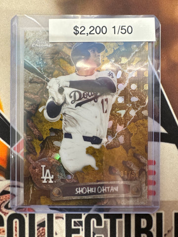 2026 Topps Chrome MLB X Cactus Jack Shohei Ohtani Gold Refractor 1/50