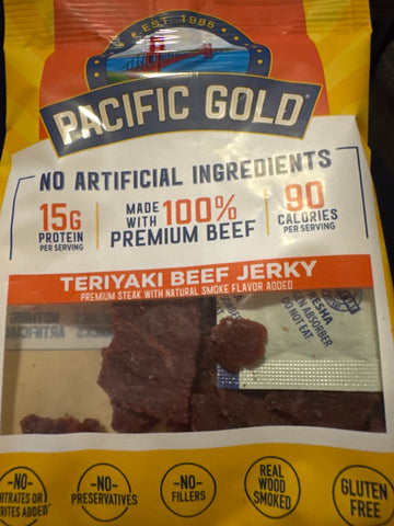 Cafe Pacific Gold Teriyaki beef jerky