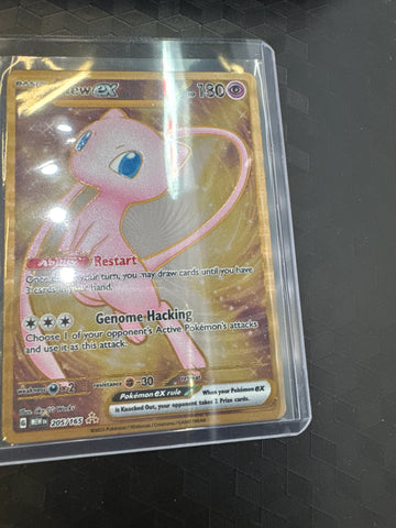 Pokémon Mew ex Metal Gold Promo 205/165 151