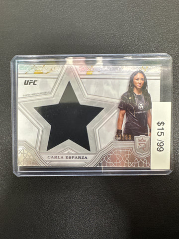 2024 Topps Royalty UFC Carla Esparza Star Relic Silver /99