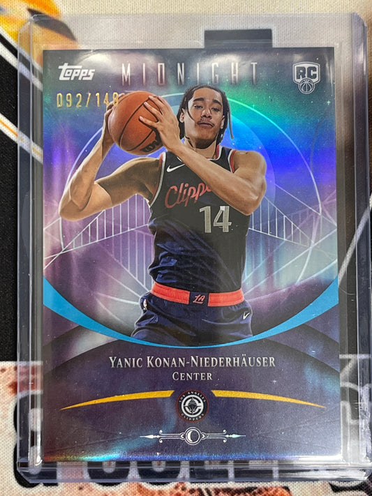 2025-26 Topps Midnight Basketball Yanic Konan-Niederhäuser Rookie /149