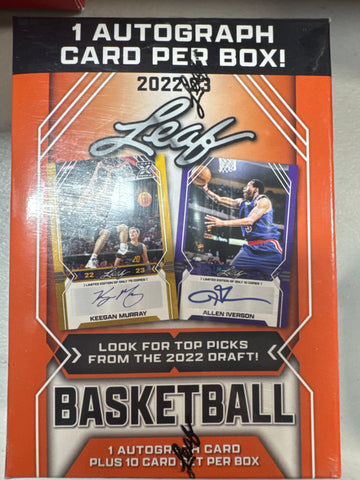 2022-23 Leaf Basketball blaster