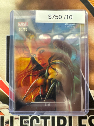 2026 Topps Chrome Marvel X-23 FANFARE /10 Case Hit