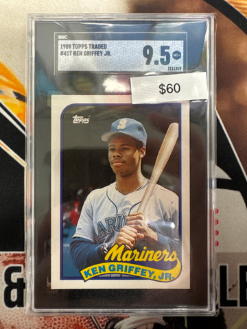 1989 Topps Traded MLB Ken Griffey Jr. SGC 9.5