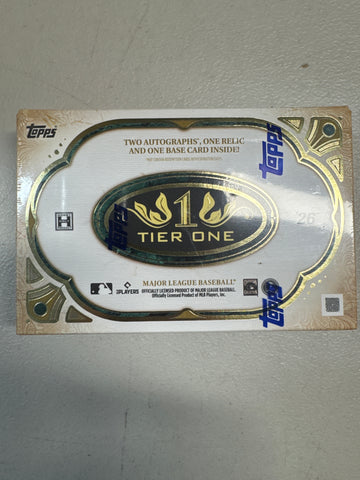 2026 Topps Tier One MLB hobby