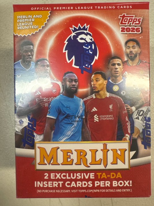 2025-26 Topps Merlin English Premier League EPL blaster