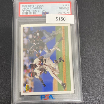 1992 Upper Deck Deion Sanders PSA 10