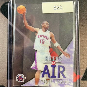 2000 Topps Finest Vince Carter Hiers to Air