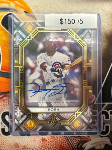 2025 Topps Transcendent MLB Sammy Sosa VIP Autograph /5