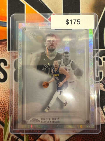 2025 Topps Chrome NBA Nikola Jokic Glass Canvas SSP