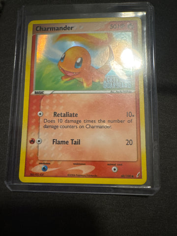 Pokemon Charmander 48/100 Crystal Guardians reverse holo MP