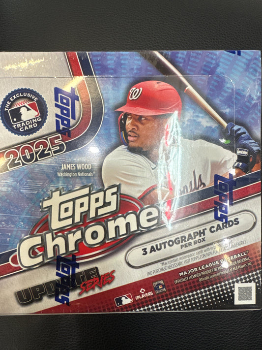 2025 Topps Chrome Update MLB Jumbo Hobby