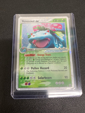 Pokémon Venusaur ex Holo Fire Red and Leaf Green 112/112 DM