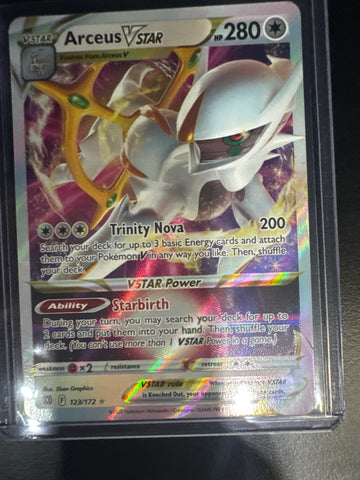 Pokemon Arceus Vstar 123/172 Brilliant Stars