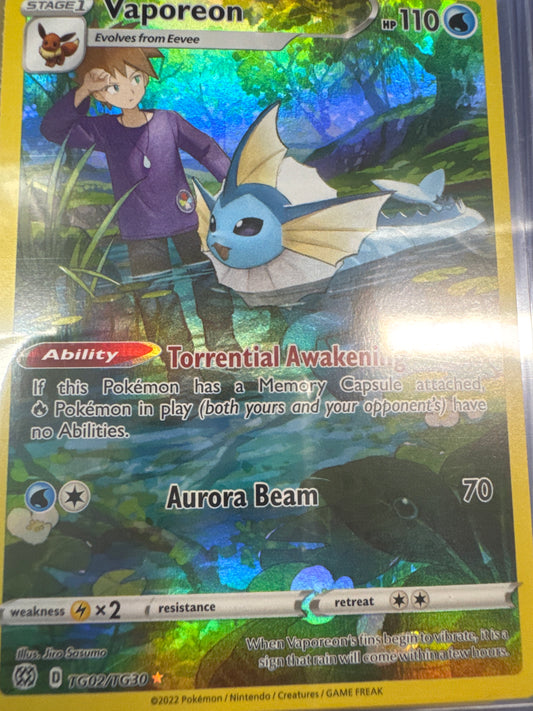 Pokemon Vaporeon TG02/TG30 Brilliant Stars