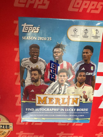 2024-25 Topps Merlin Chrome Champion’s League blaster