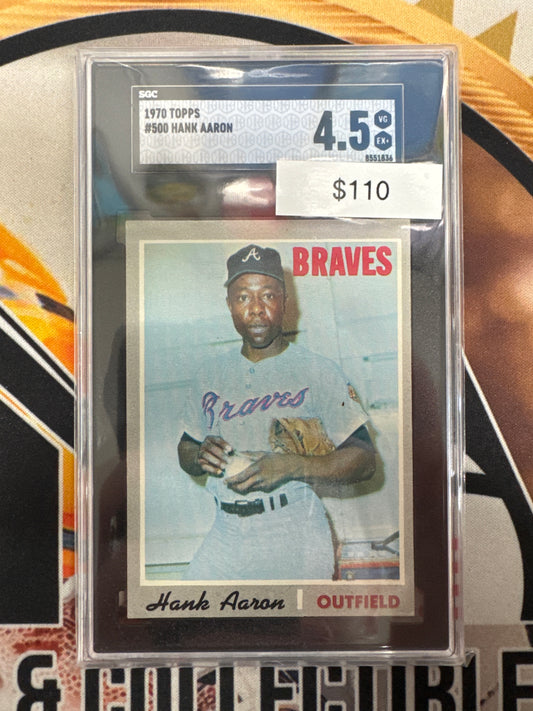 1970 Topps MLB Hank Aaron SGC 4.5