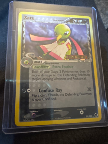Pokemon Xatu 25/101 Dragon Frontiers reverse holo MP