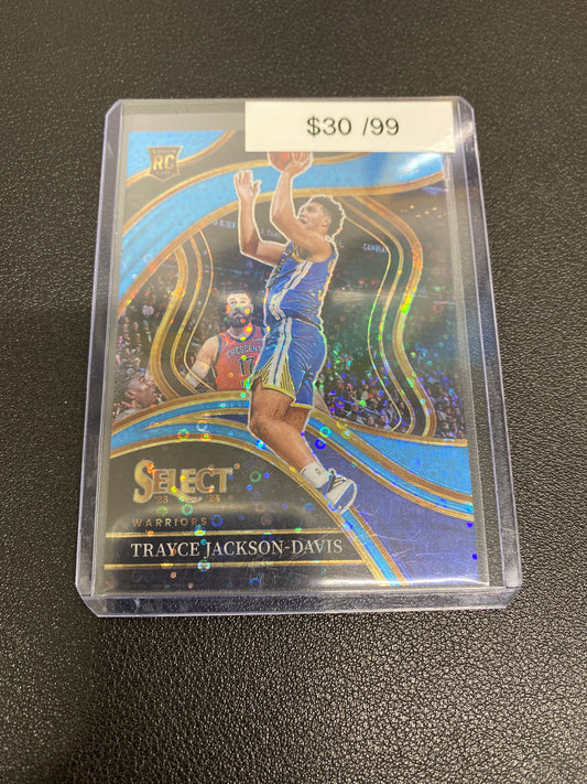 2023-24 NBA Select Trayce Jackson-Davis Blue Disco Rookie /99