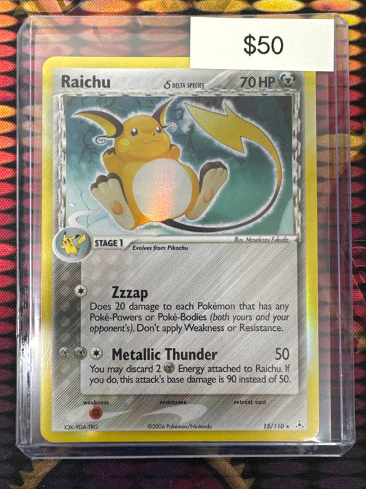 Pokémon Raichu Holo Holon Phantoms 15/110