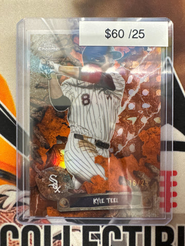 2026 Topps Chrome MLB X Cactus Jack Kyle Teel Rookie Orange Refractor /25