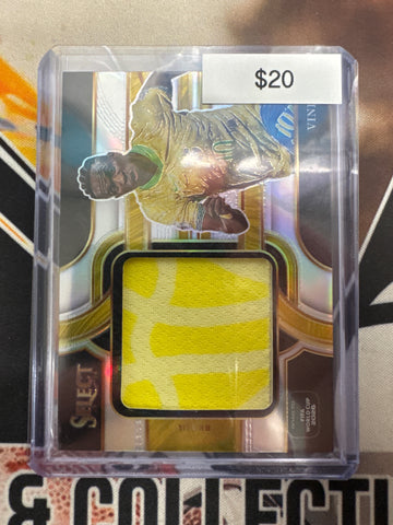 2025-26 Panini Select Road To World Cup Vini Jr. Jumbo Relic Silver Prizm