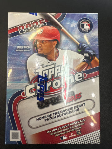 2025 Topps Chrome Update blaster box