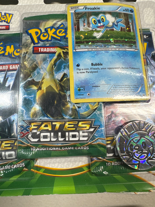 Pokemon Fates Collide 3 pack blister with promo